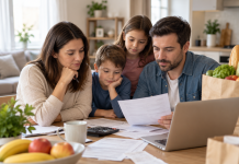 O familie cu doi copii are nevoie de 11.668 de lei pe lună pentru un trai minim decent în România