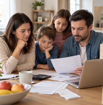 O familie cu doi copii are nevoie de 11.668 de lei pe lună pentru un trai minim decent în România