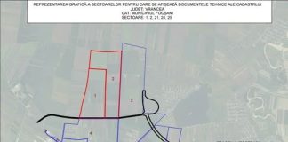 Documentele de cadastru pentru cinci sectoare din Focșani vor fi afișate din 22 octombrie