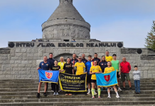 Ștafeta Invictus a plecat din Focșani spre Bârlad, cu opriri la monumentele eroilor